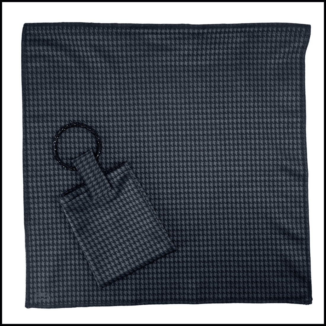 Houndstooth Seatsquare - Luxurious Portable Seat Cover