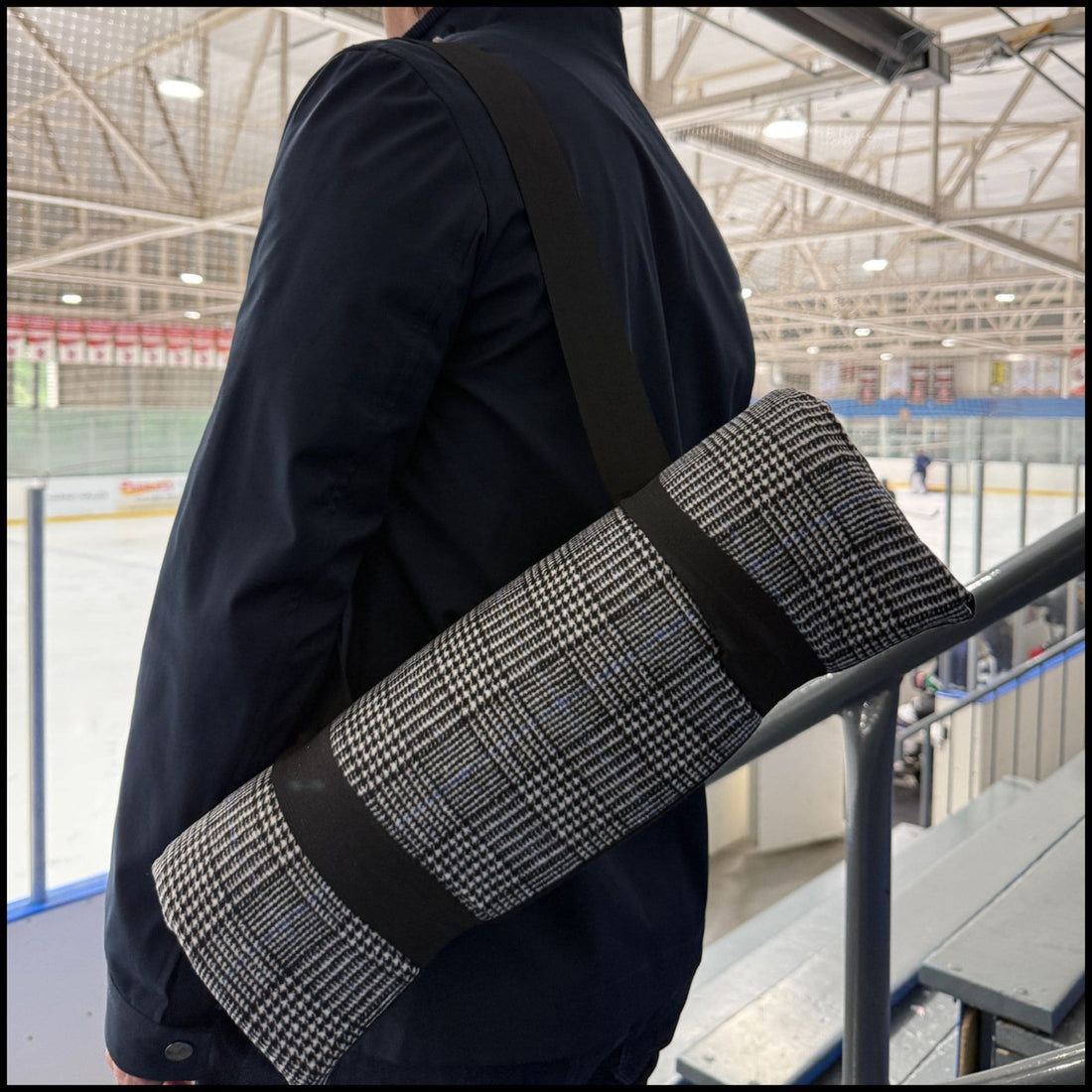 Glen Plaid Kushee - Luxurious Portable Seat Cushion