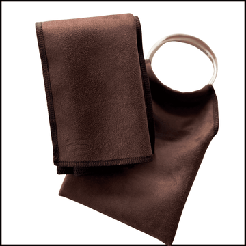 Espresso Suede Seatsquare – Luxury Portable Seat Cover & Carry Bag