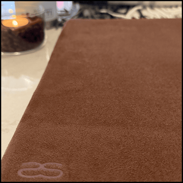 Espresso Scuba Suede - Luxurious Portable Seat Cushion