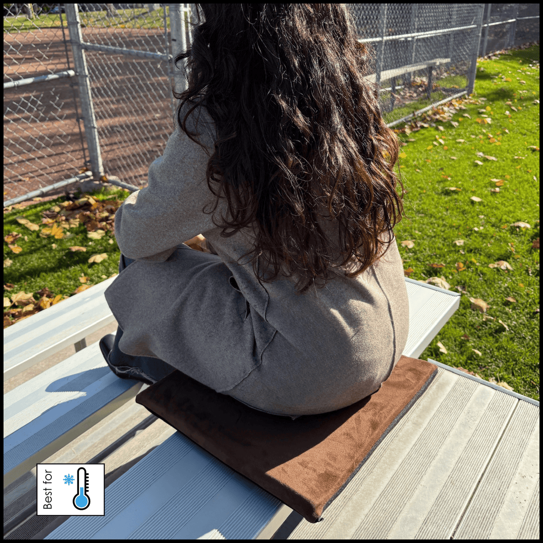 Espresso Scuba Suede - Luxurious Portable Seat Cushion