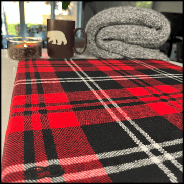 Harrison Plaid Kushee - Luxurious Portable Seat Cushion