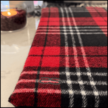 Harrison Plaid Kushee - Luxurious Portable Seat Cushion