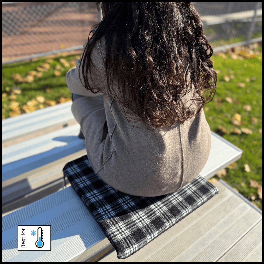 Inuvik Plaid Kushee - Luxurious Portable Seat Cushion