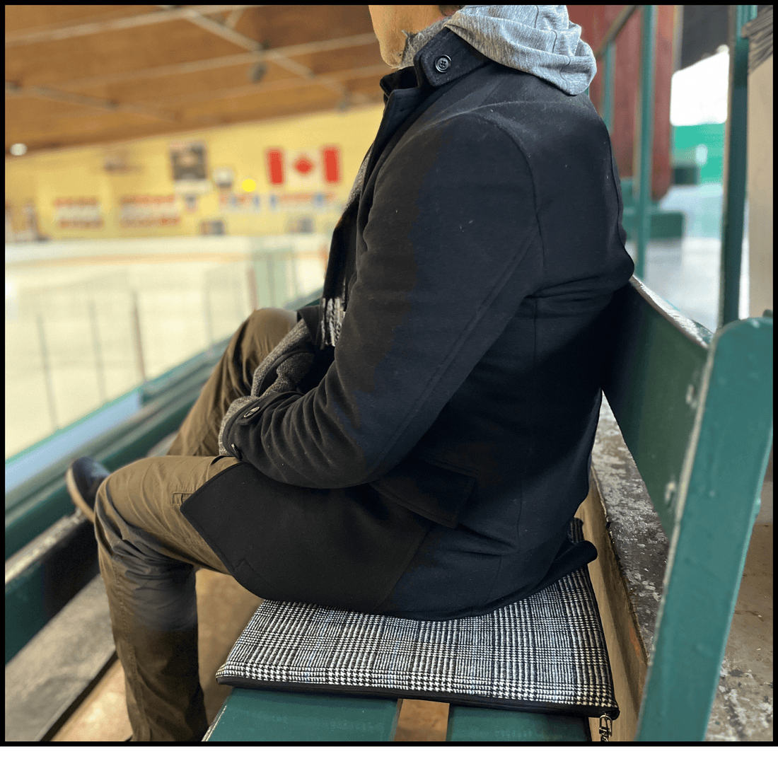 Glen Plaid Kushee - Luxurious Portable Seat Cushion